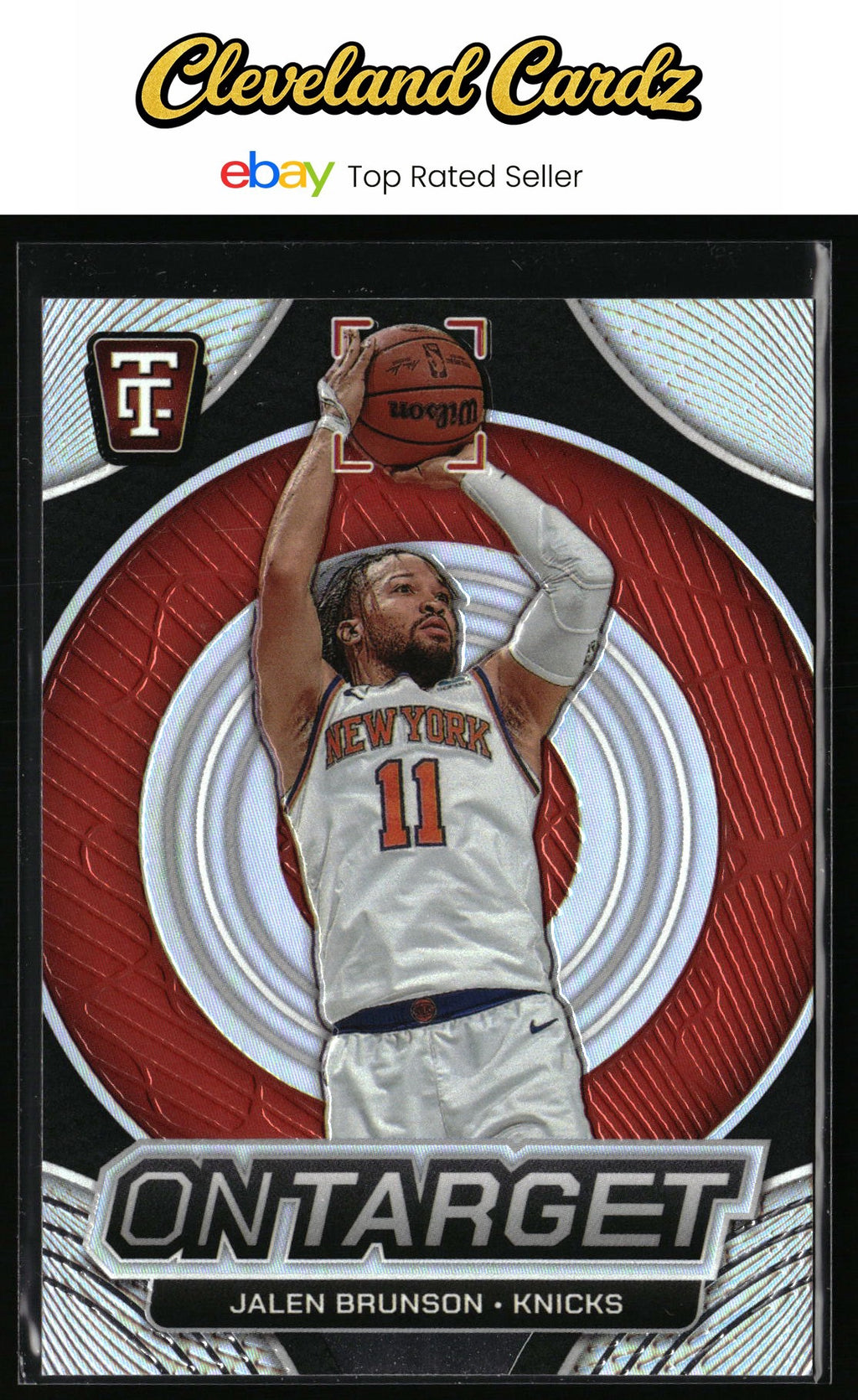 2024-25 Panini Totally Certified #15 Jalen Brunson On Target Mirror