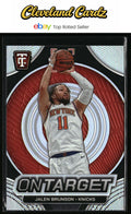2024-25 Panini Totally Certified #15 Jalen Brunson On Target Mirror