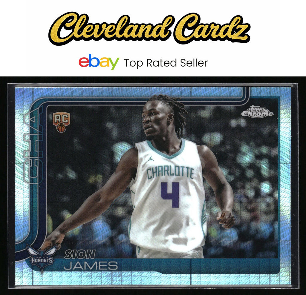 2025-26 Topps Chrome #283 Sion James Prism Refractor RC