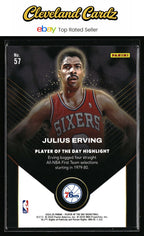 2024-25 Panini Player of the Day #57 Julius Erving Orange #/199
