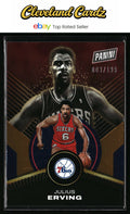 2024-25 Panini Player of the Day #57 Julius Erving Orange #/199