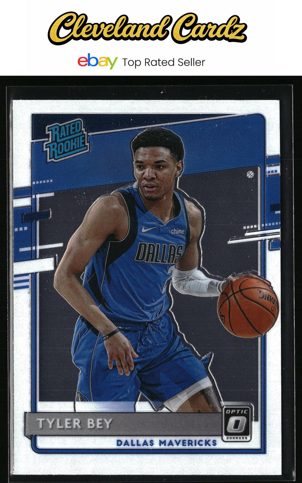 2020-21 Donruss Optic #186 Tyler Bey RC