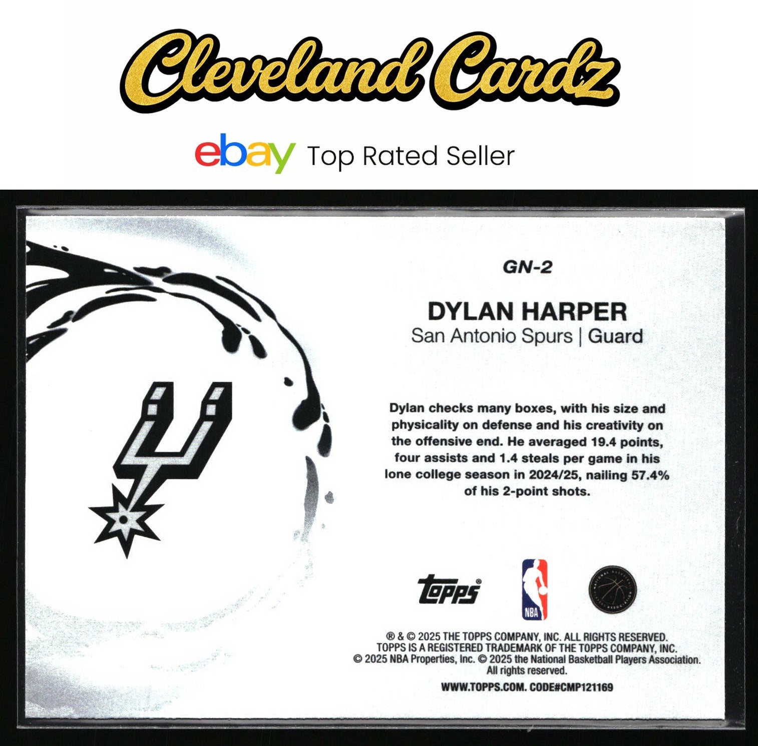 2025-26 Topps #GN-2 Dylan Harper Generation Now