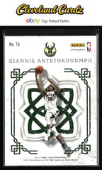 2016-17 Panini Excalibur #14 Giannis Antetokounmpo Crusade Silver
