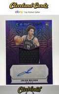 2023-24 Panini Obsidian #232 Jalen Wilson Electric Etch Purple Flood RPA #/49