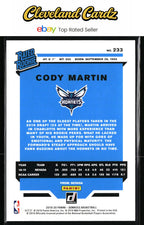 2019-20 Donruss #233 Cody Martin RC