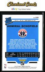 2019-20 Donruss #239 Admiral Schofield RC