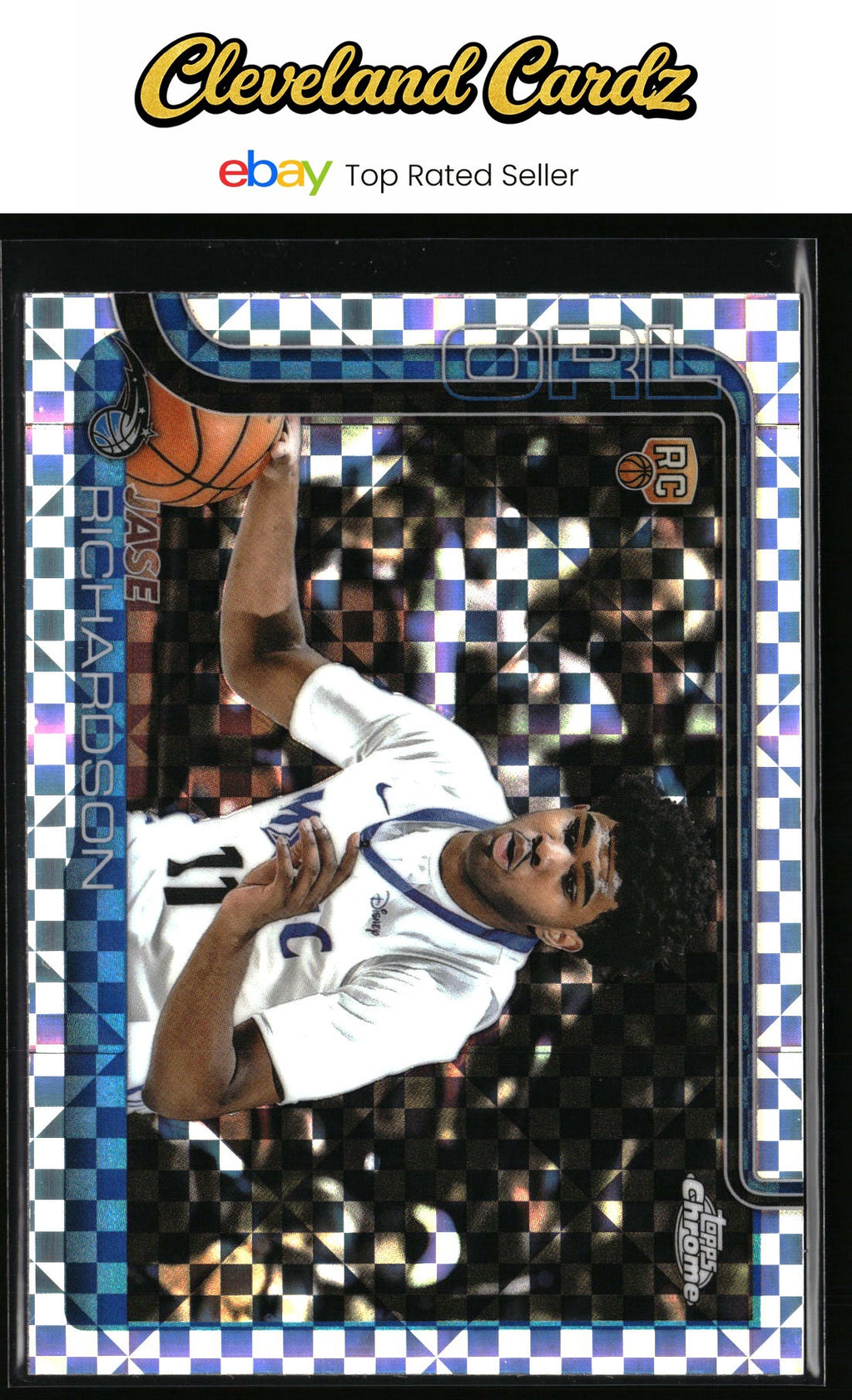 2025-26 Topps Chrome #275 Jase Richardson X-Fractor RC