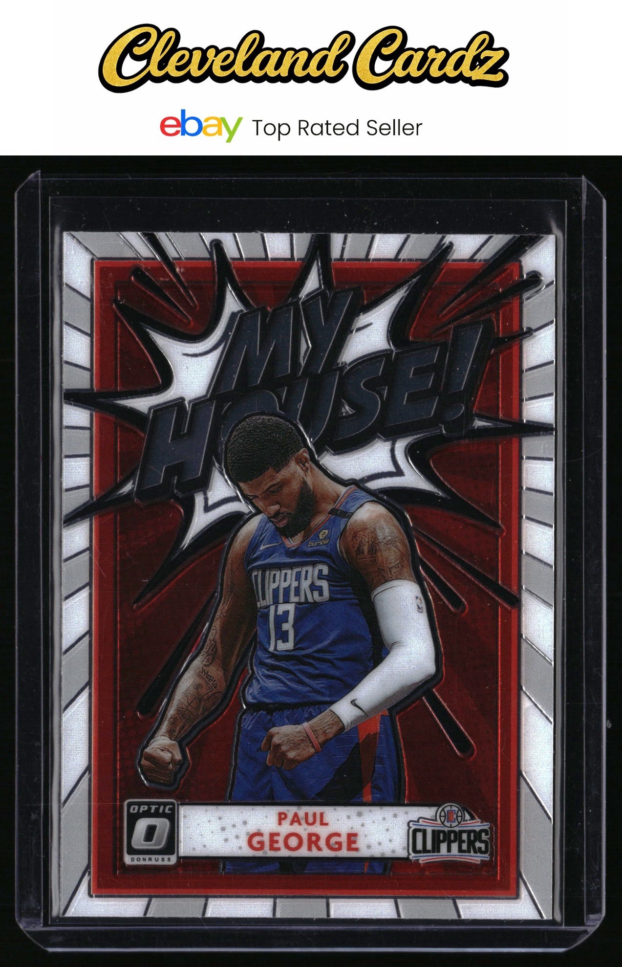 2020-21 Donruss Optic #11 Paul George My House