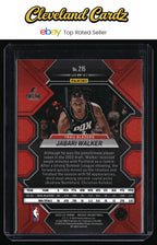 2022-23 Panini Mosaic #215 Jabari Walker Green Mosaic RC