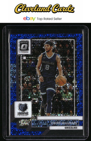2022-23 Donruss Optic #188 Ziaire Williams Fast Break Blue #/49