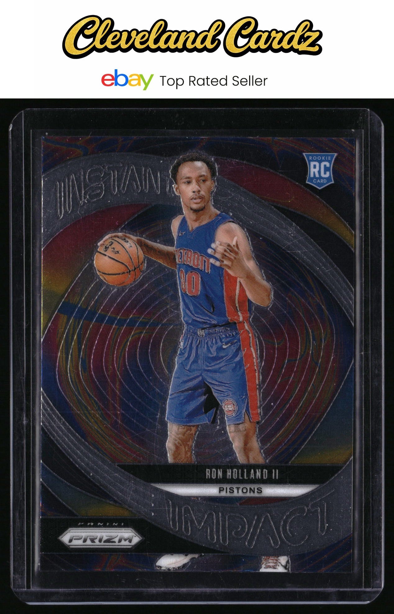2024-25 Panini Prizm #13 Ron Holland II Instant Impact RC