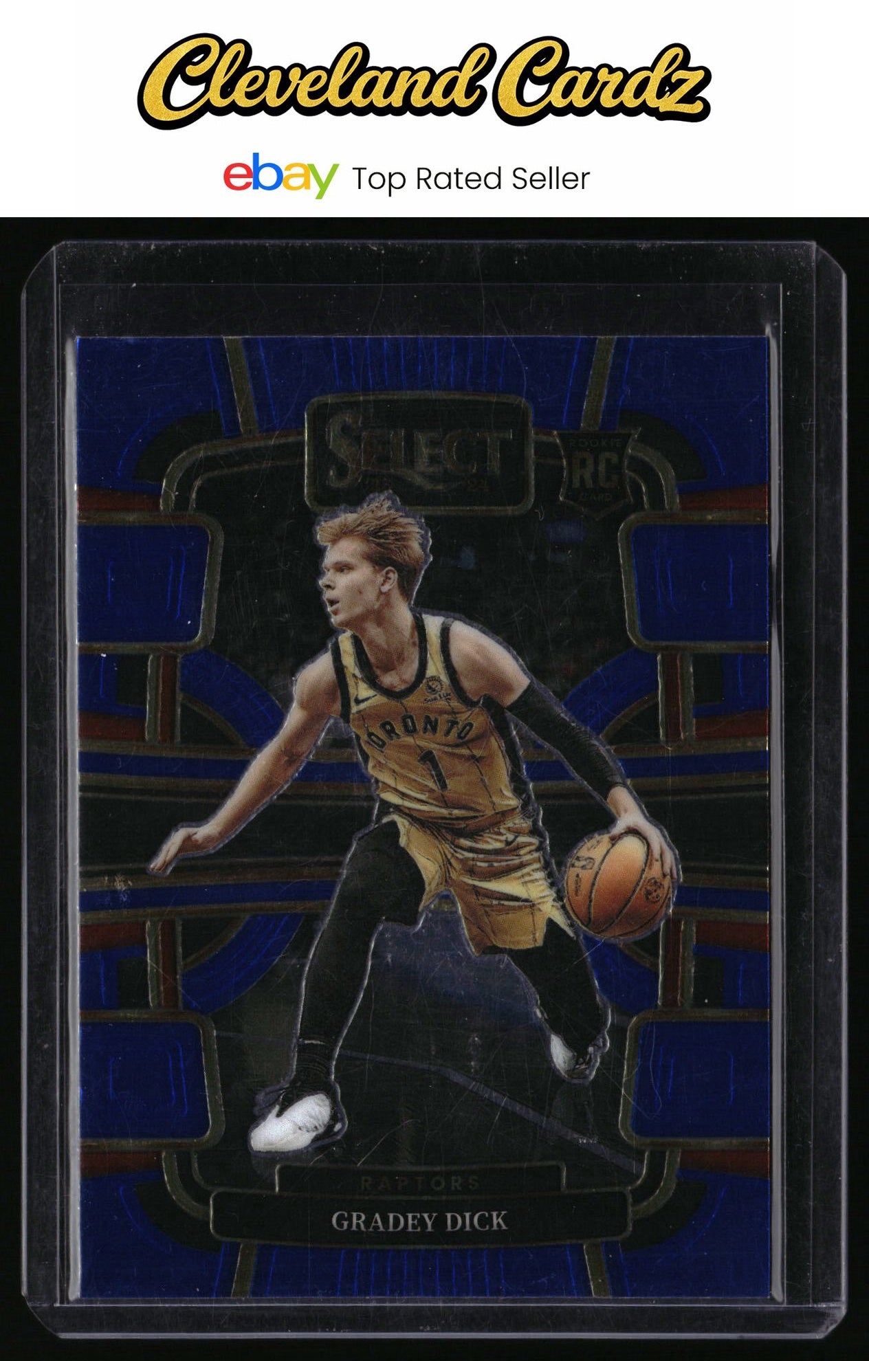 2023-24 Panini Select #90 Gradey Dick Blue RC