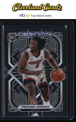 2020-21 Panini Obsidian #165 Precious Achiuwa Electric Etch Asia