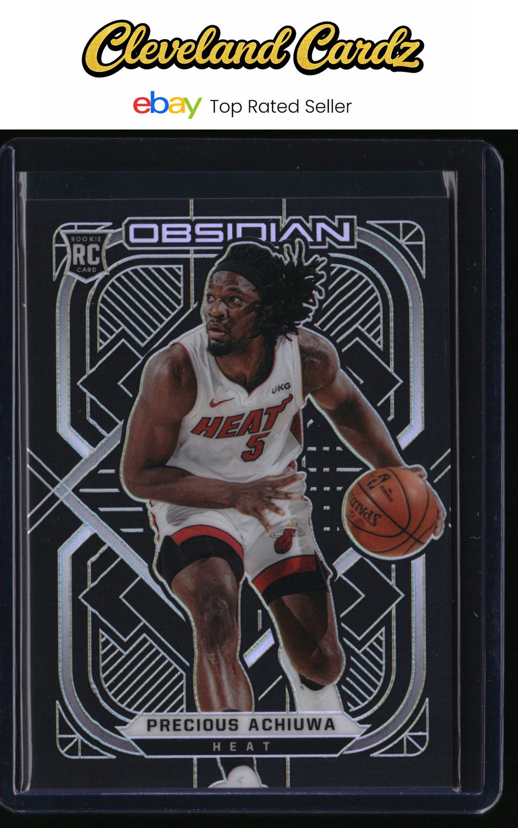 2020-21 Panini Obsidian #165 Precious Achiuwa Electric Etch Asia