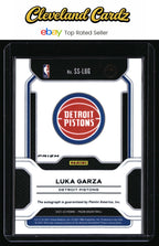 2021-22 Panini Prizm #SS-LUG Luka Garza Sensational Signatures Red Scope