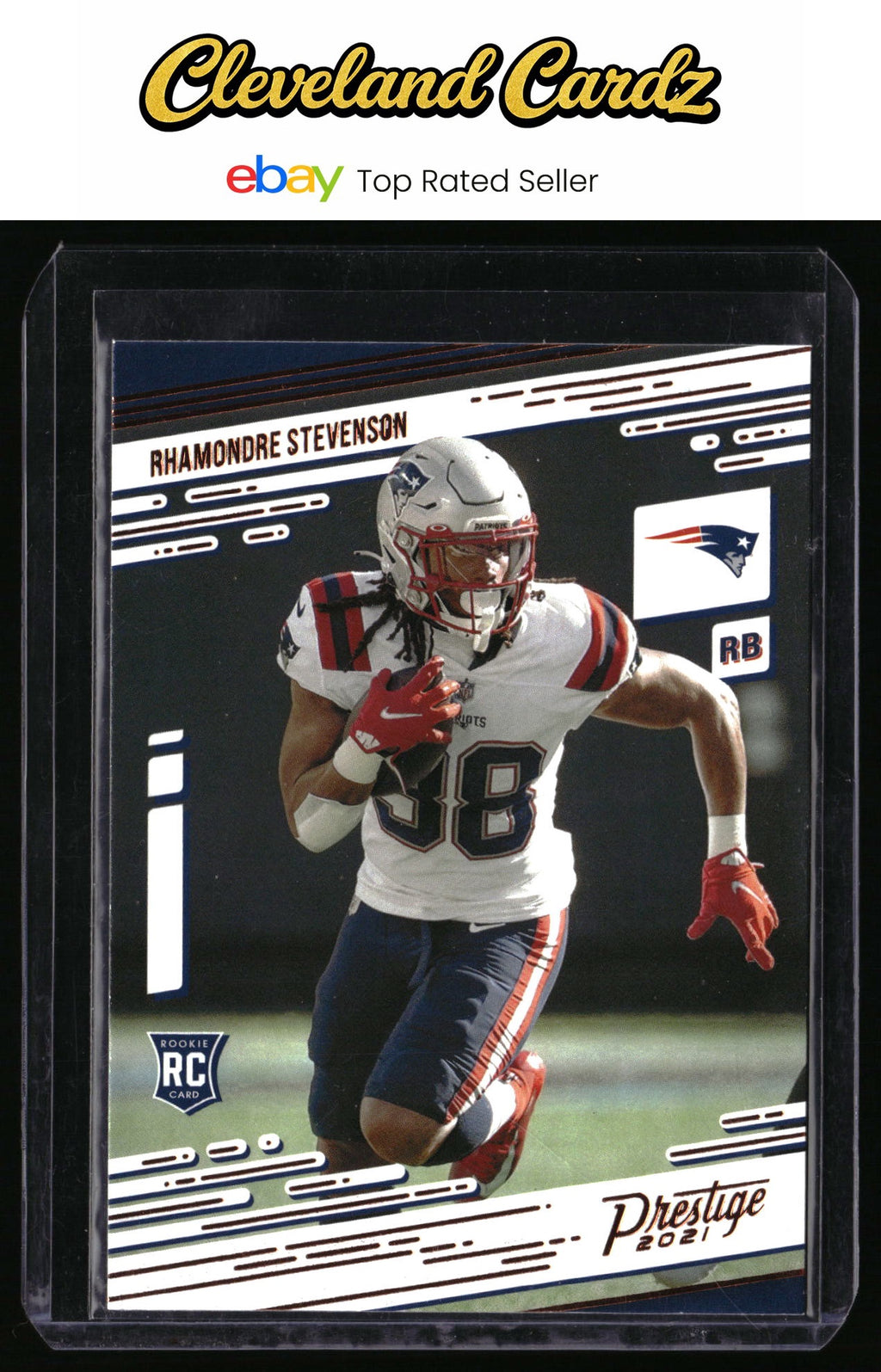 2021 Panini Chronicles #278 Rhamondre Stevenson Prestige Rookies Update RC
