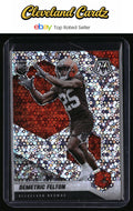 2021 Panini Mosaic #394 Demetric Felton No Huddle Prizm Silver RC