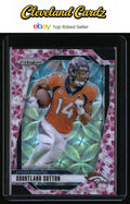2024 Panini Prizm #86 Courtland Sutton Choice Cherry Blossom #1/15 *Book End*