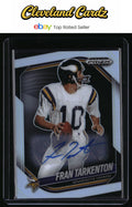 2025 Panini Prizm Black #87 Fran Tarkenton Prizm Silver Auto