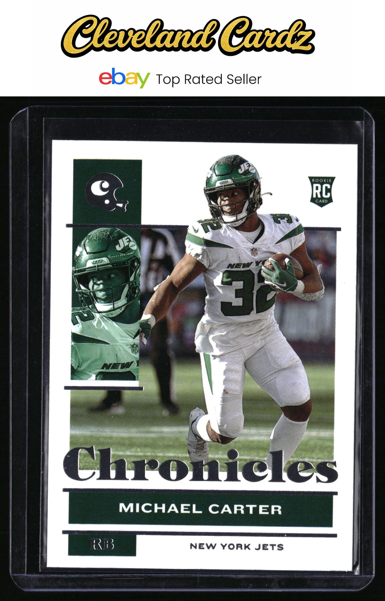 2021 Panini Chronicles - Green #87 Michael Carter RC
