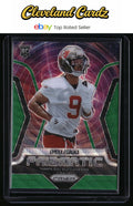2025 Panini Prizm #13 Emeka Egbuka Prizmatic Green Wave RC