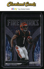2021 Panini Prizm #F-11 Ja'Marr Chase Fireworks RC