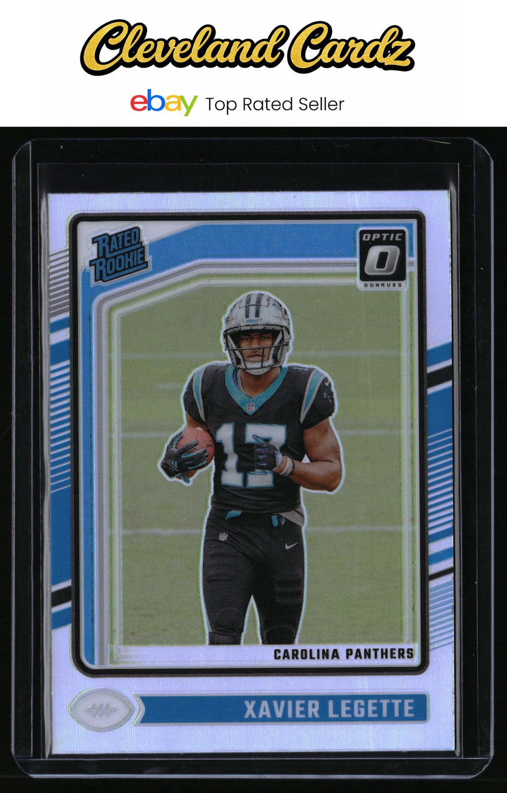 2024 Donruss Optic #299 Xavier Legette Holo RC