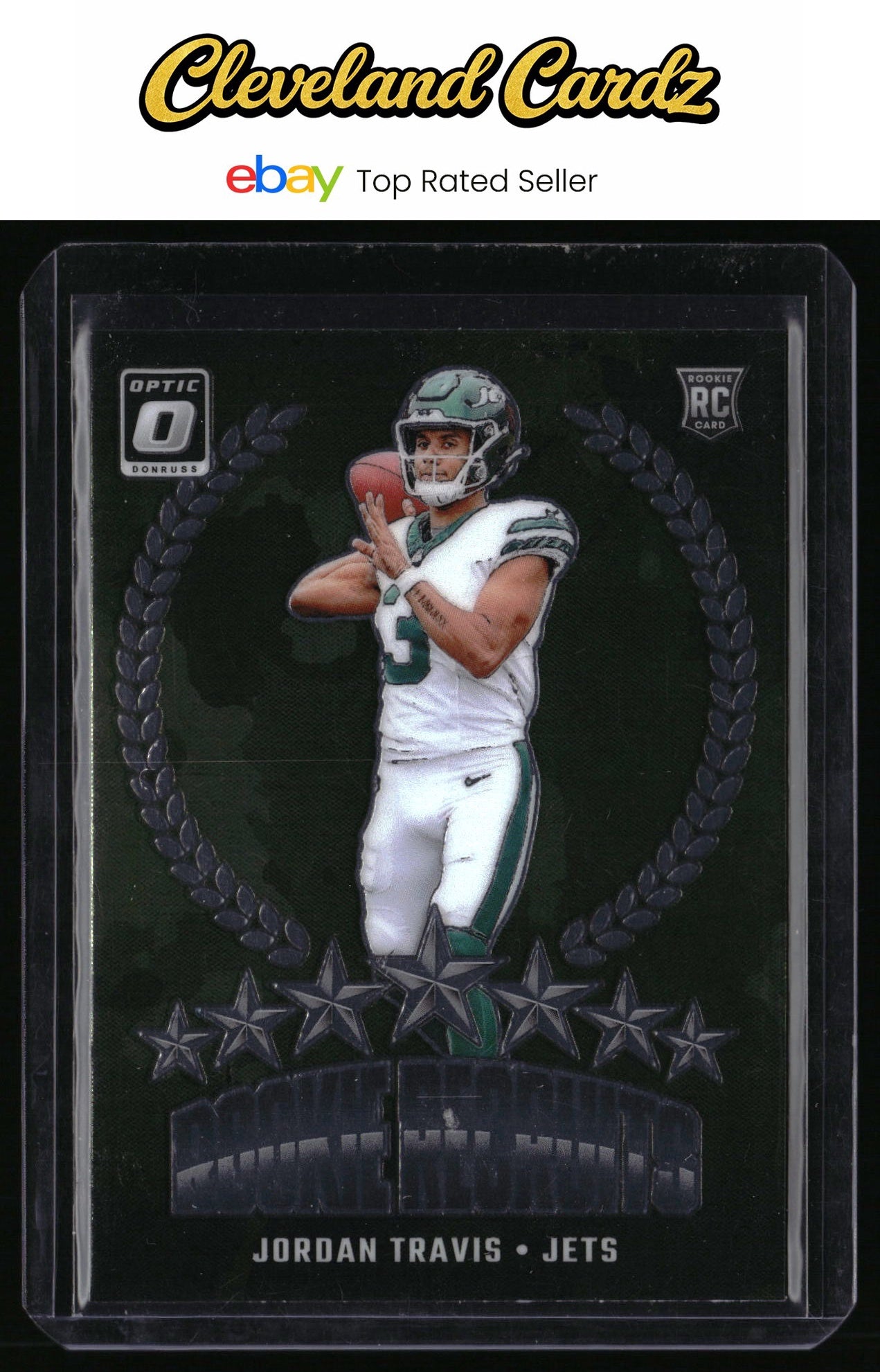 2024 Donruss Optic #17 Jordan Travis Rookie Recruits RC