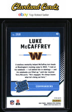 2024 Donruss Optic #268 Luke McCaffrey Purple Scope RC