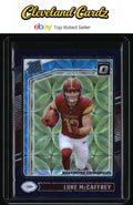 2024 Donruss Optic #268 Luke McCaffrey Purple Scope RC