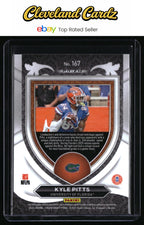 2021 Panini Prizm Draft Picks Collegiate #167 Kyle Pitts Green Prizm RC