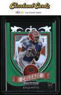 2021 Panini Prizm Draft Picks Collegiate #167 Kyle Pitts Green Prizm RC