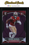 2024 Panini TC #82 Deebo Samuel Mirror Platinum Purple Die Cut #/75