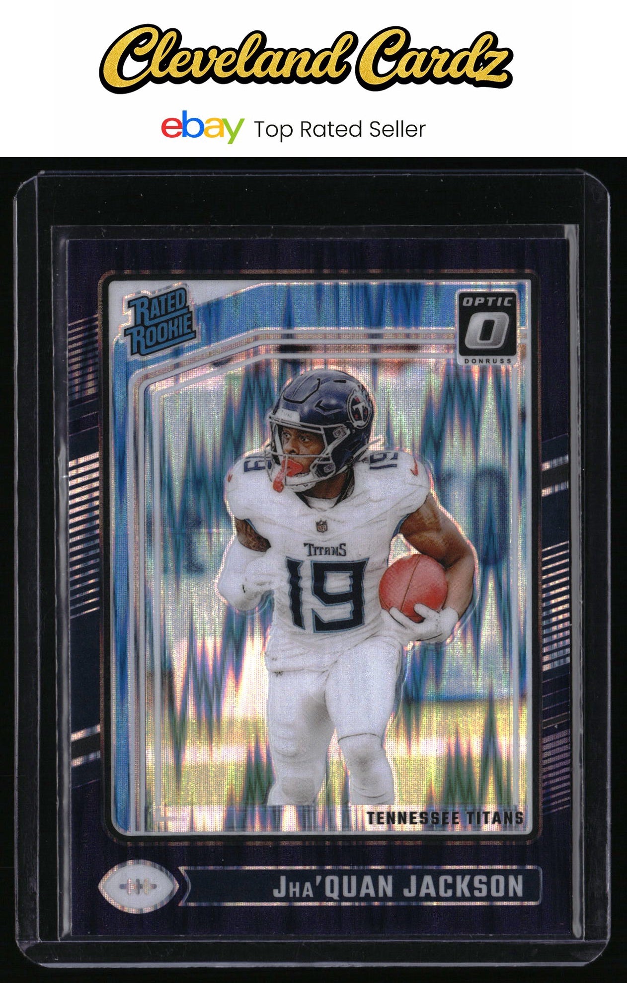 2024 Donruss Optic #253 Jha'Quan Jackson Purple Shock RC