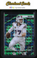 2025 Panini Mosaic #9 Josh Allen Epic Performers Mosaic Green