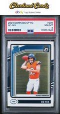 2024 Panini Donruss Optic #209 Bo Nix PSA 8 RC
