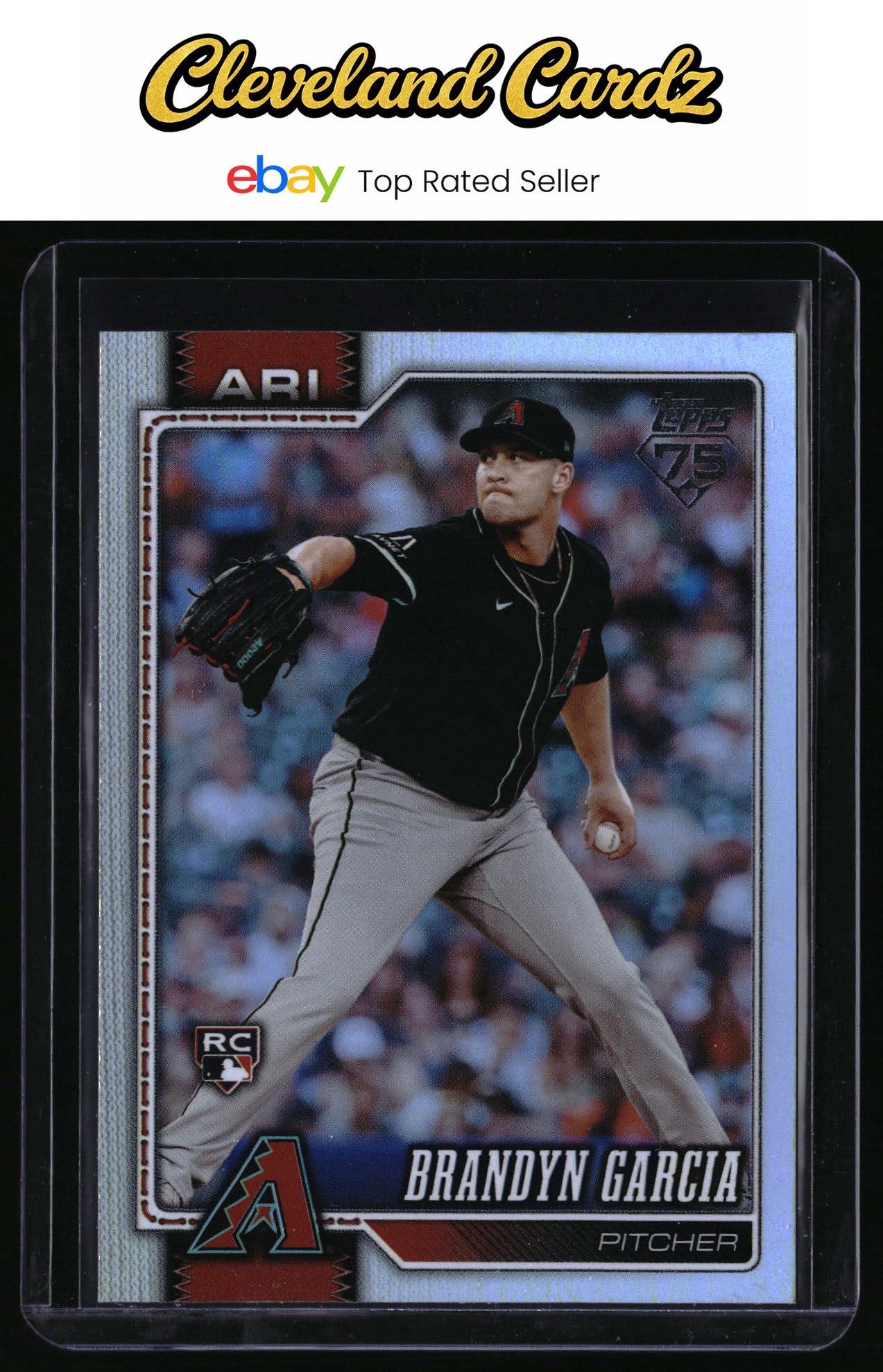 2026 Topps #163 Brandyn Garcia Rainbow Foil RC