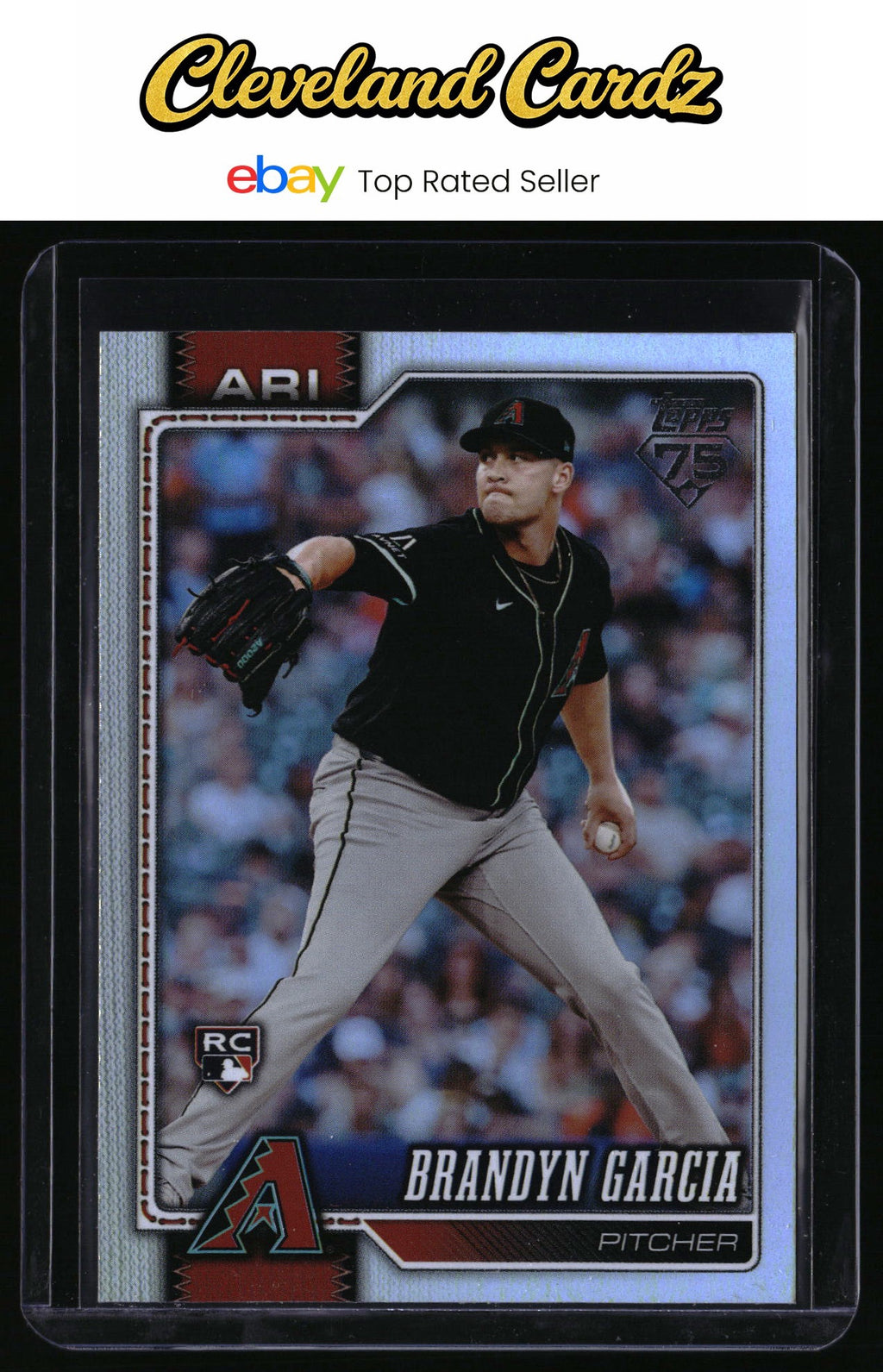 2026 Topps #163 Brandyn Garcia Rainbow Foil RC