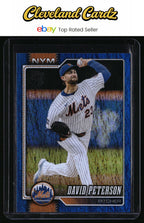 2026 Topps #215 David Peterson Blue Holo Foil #/150
