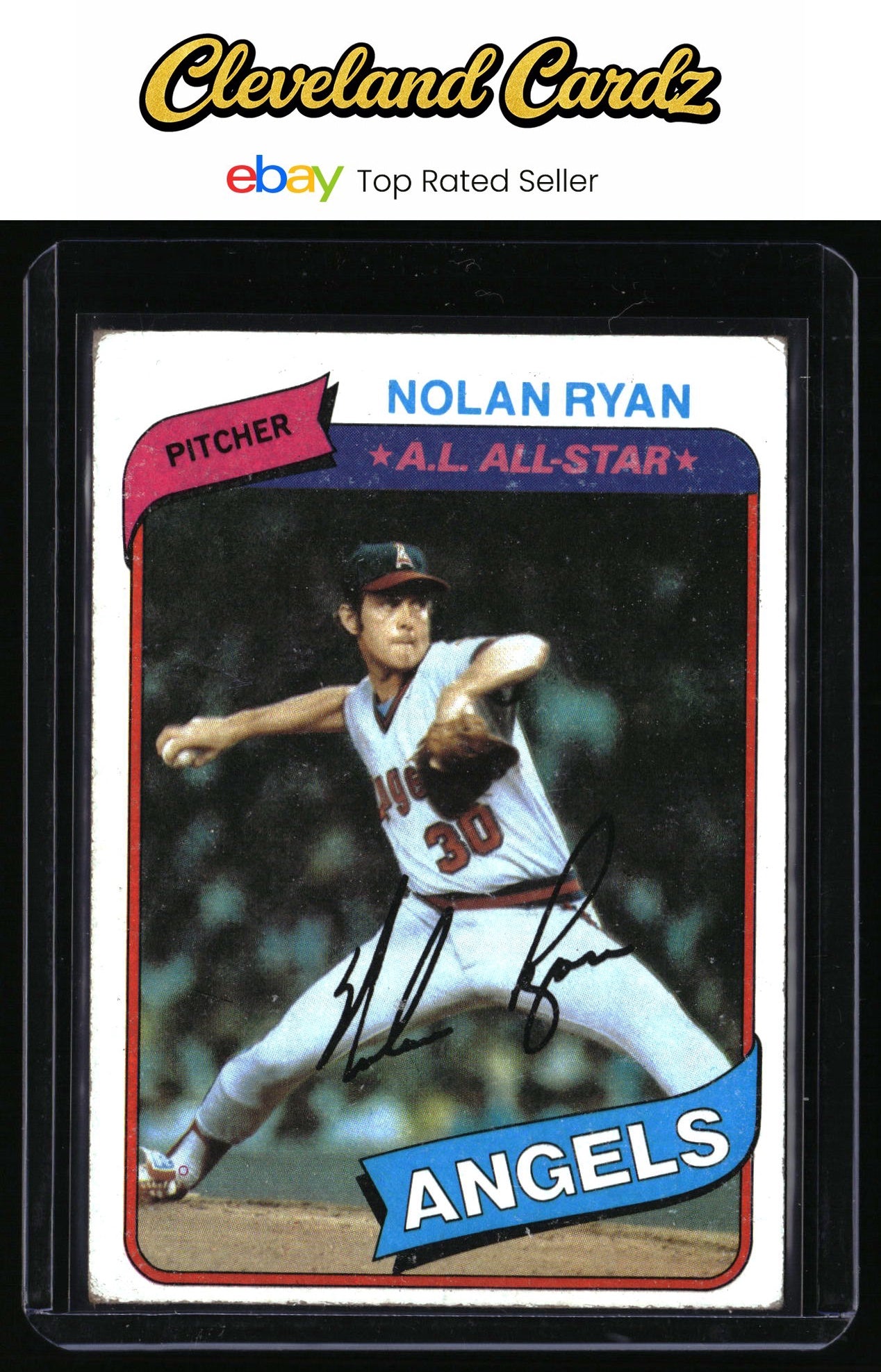 1980 Topps #580 Nolan Ryan