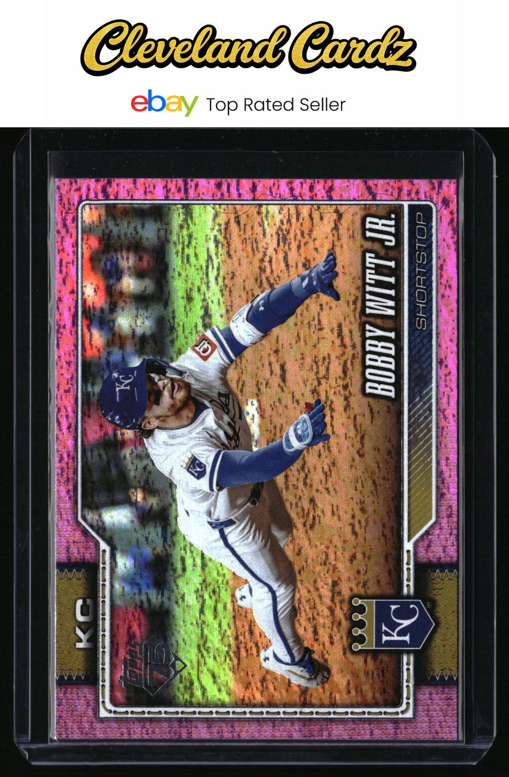 2026 Topps #205 Bobby Witt Jr. Pink Holo Foil