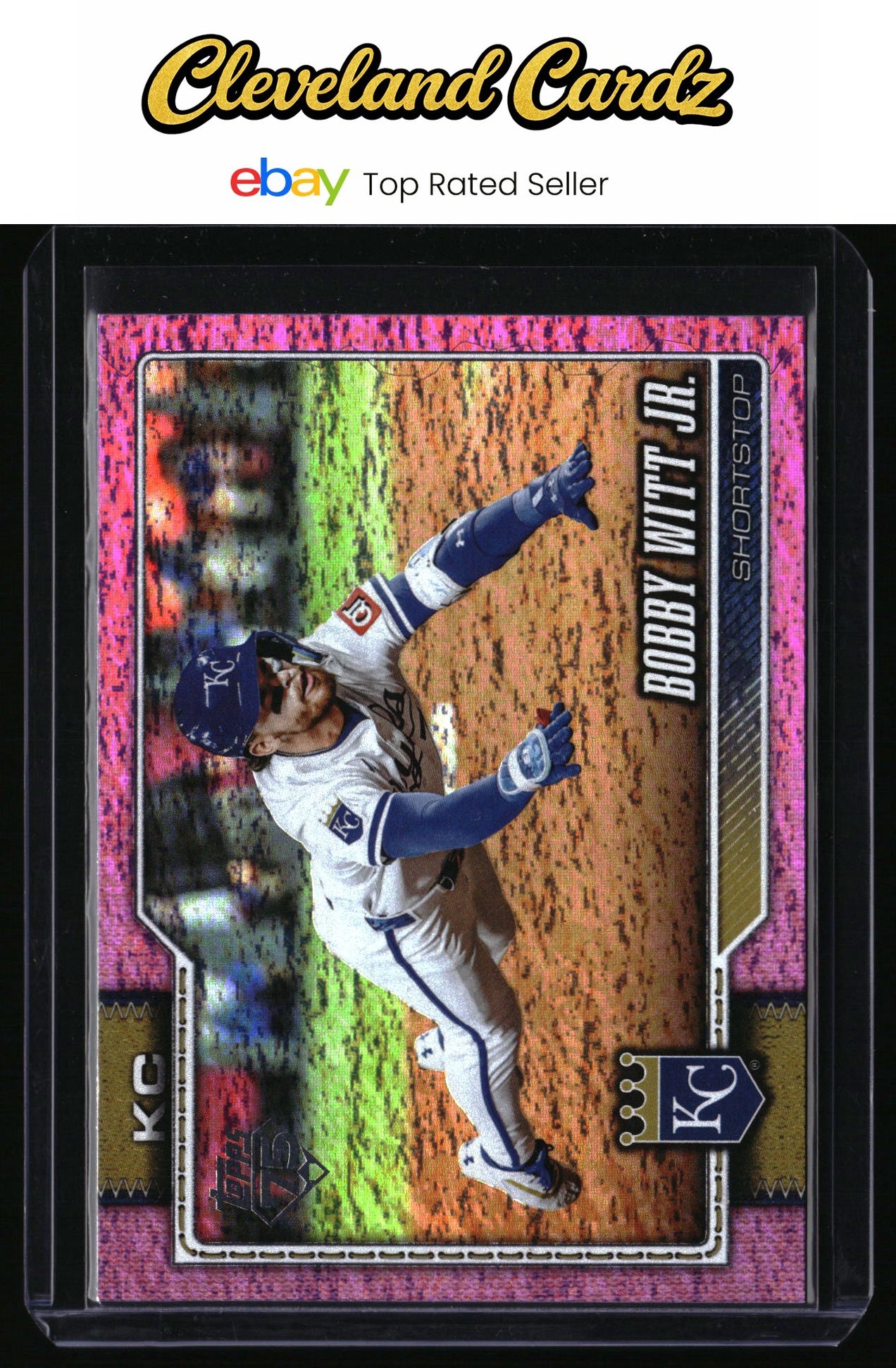 2026 Topps #205 Bobby Witt Jr. Pink Holo Foil