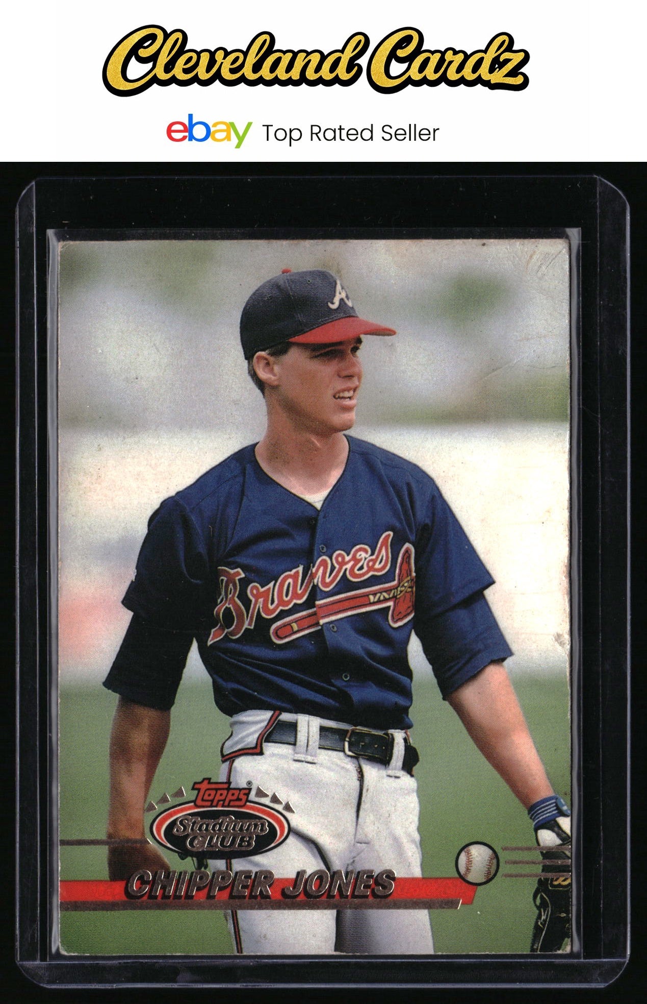 1993 Stadium Club #638 Chipper Jones Members Only