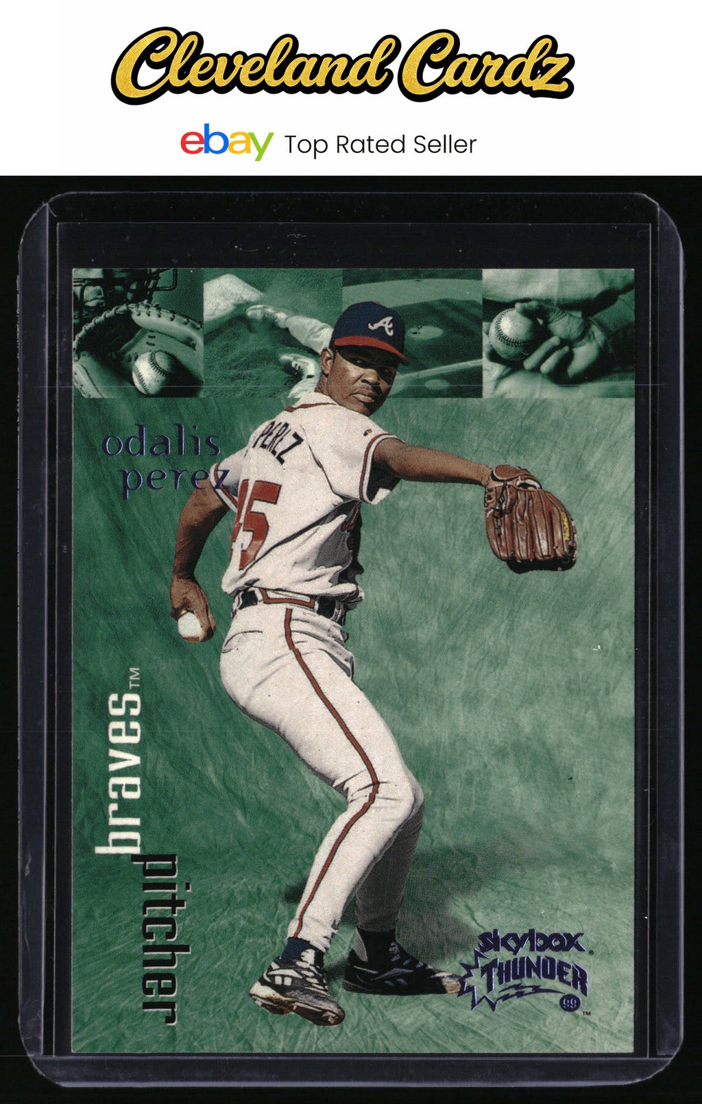 1999 SkyBox Thunder #11 Odalis Perez Rant