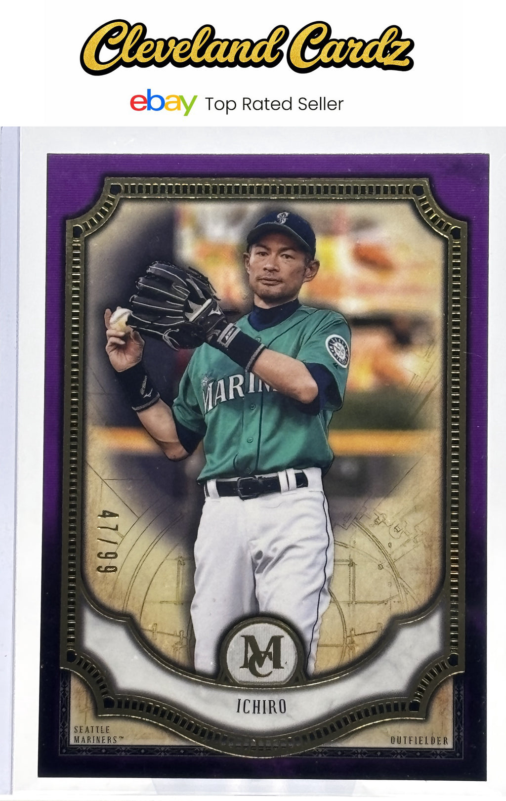 2018 Topps Museum Collection #19 Ichiro Amethyst #/99