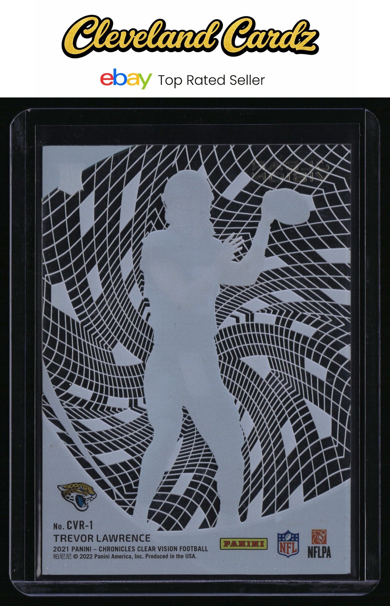 2021 Panini Chronicles #CVR-1 Trevor Lawrence Clear Vision Rookies RC