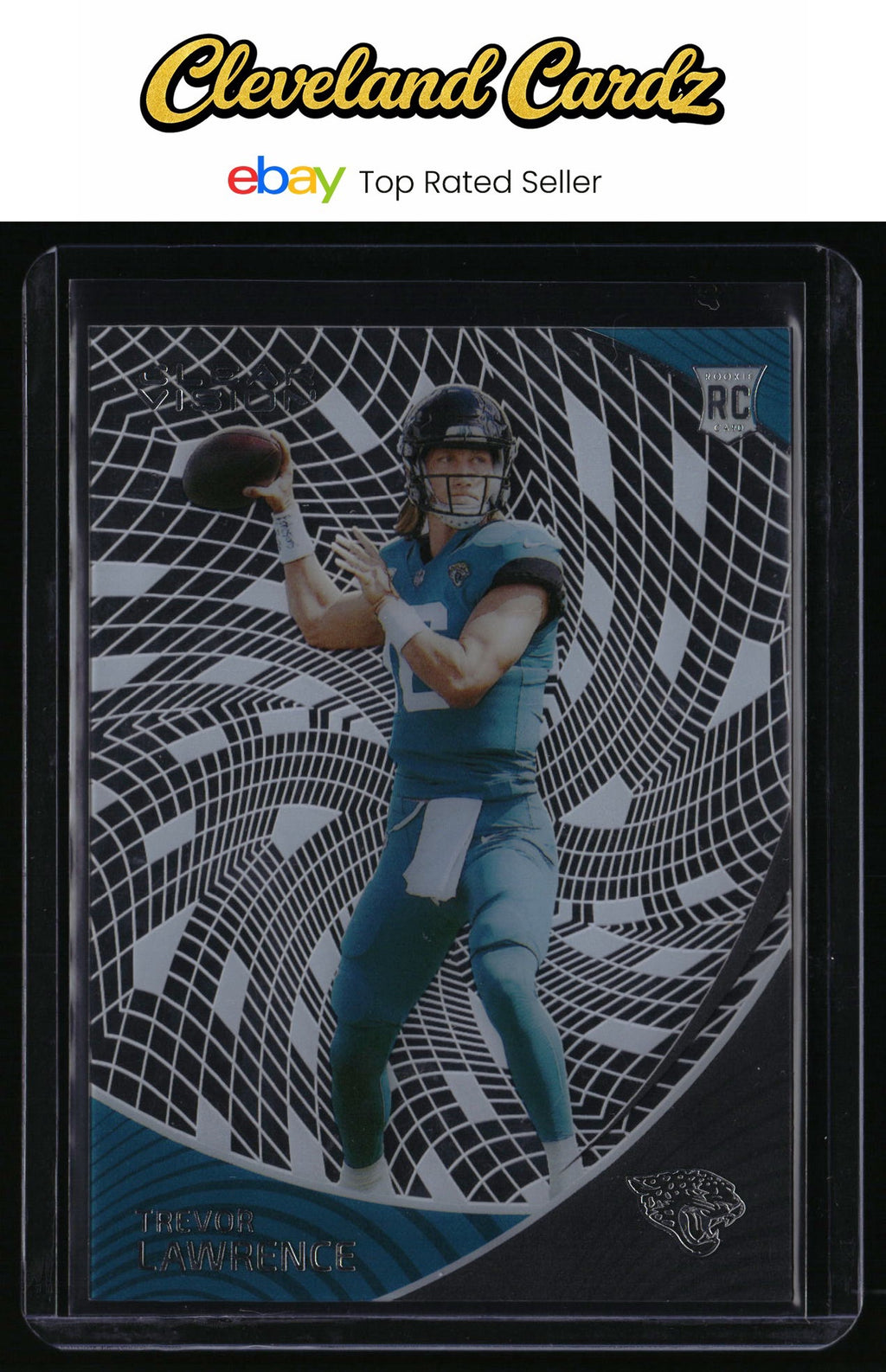 2021 Panini Chronicles #CVR-1 Trevor Lawrence Clear Vision Rookies RC