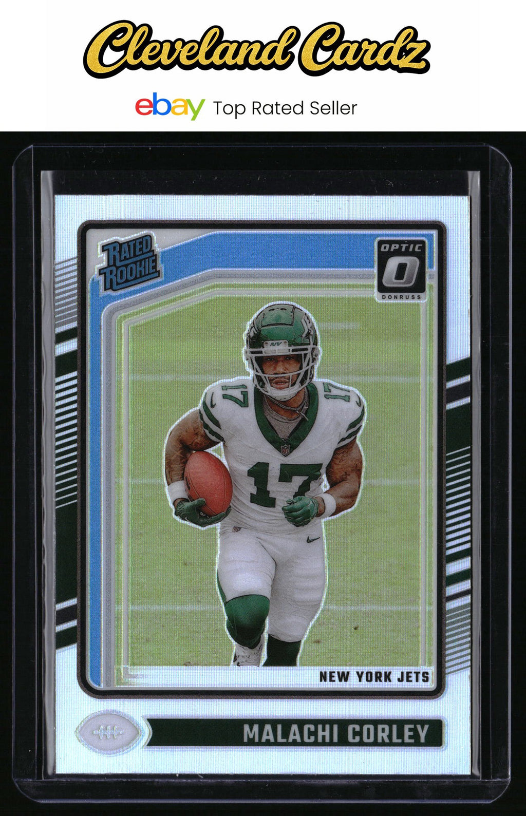 2024 Donruss Optic #270 Malachi Corley Holo Rated Rookie