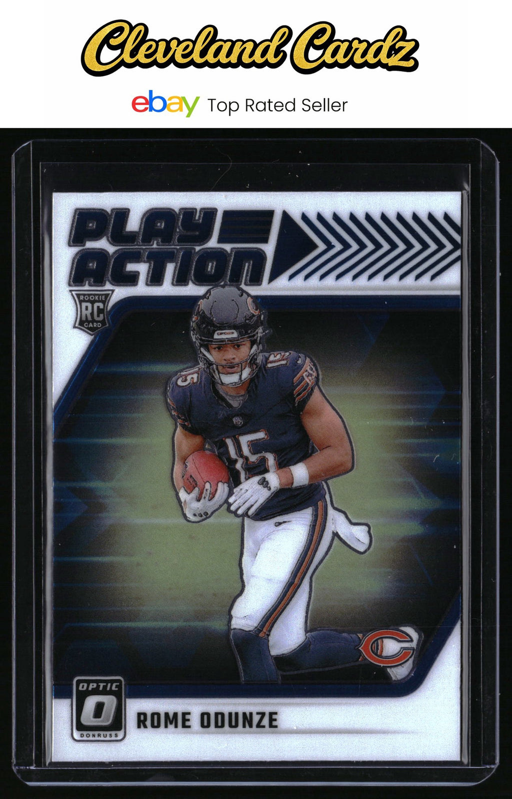 2024 Donruss Optic #3 Rome Odunze Play Action RC